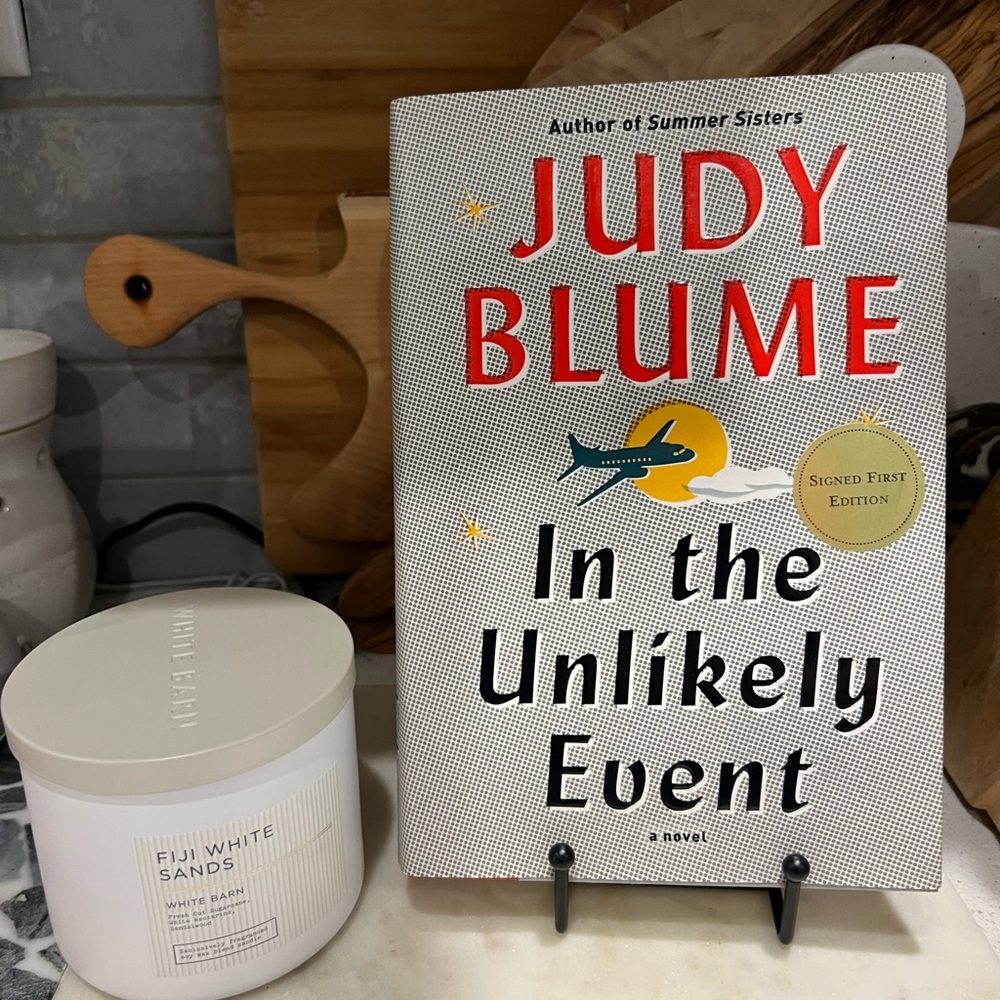Judy Blume 'In the Unlikely Event' Signed First Edition